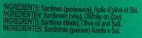 Sardines Sans Peau Et Sans Artes Ingredients