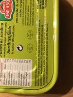 100G Filets Sardines Hle Ol. Vi Ingredients