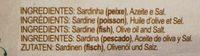 Sardinha Em Azeite Sem Pele Sem Espinha Ingredients