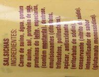 Salsichas Wienerwurst Ingredients