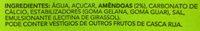 Bebida A Base De Amndoa Natural Ingredients