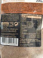 Farinha Linhaa Castanha Ingredients