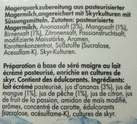 Skyr Ingredients