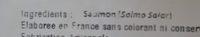 Saumon Fum Ingredients