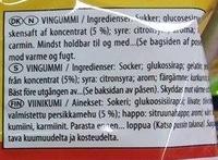 Ferskner Persikor Ingredients