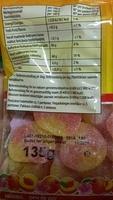 Ferskner Persikor Nutrition Label