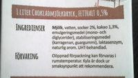 Arla Chokladmjlkdryck Ingredients