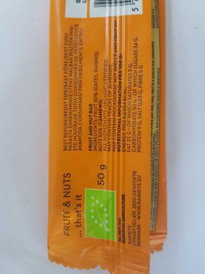 Raw Bite Fruchtriegel Cashew, 50 GR STCK