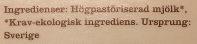 Go Eko Ekologisk Mellanmjlk Ingredients