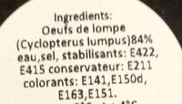 Ufs De Lompes Du Groenland Ingredients