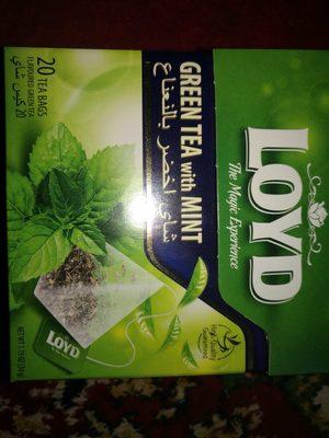 Loyd Green Tea Mint 20 Tea Bags X