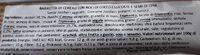 Ba! Energy Bar Nutrition Label