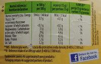 Hot Tomato Ketchup Nutrition Label