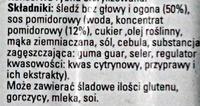 Led W Sosie Pomidorowym Ingredients