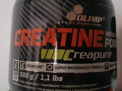 Creatine Monohydrate Creapure 500G Olimp Nutrition