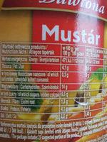 Mustard Nutrition Label