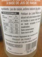 Petillant De Listel Ingredients
