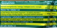 Dobra Kaloria Superfoods - Spirulina & Cytryna Nutrition Label