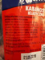 Kabanos Krakus 180G. Ingredients