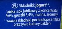 Jogurt Jabko I Gruszka Ingredients
