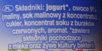 Jogurt Malinowy Ingredients