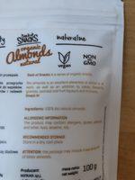 Organic Almonds Natural Ingredients