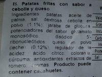 Chipsy Ser / Cebulka 70G Beskidzkie Ingredients