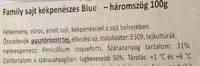 Family Sajt Kkpenszes Blue Hromszg Ingredients