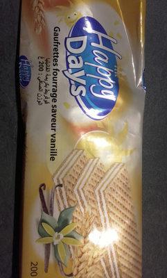Happy Days Gaufrettes Fourrees A La Vanille 200GR