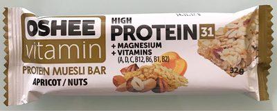 Protein Muesli Bar Apricot Nuts