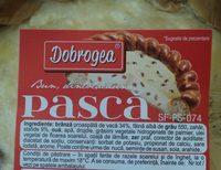 Dobrogea Pasca Ingredients
