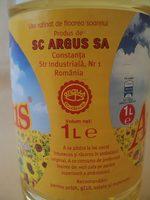 Ulei Rafinat De Floarea Soarelui Ingredients
