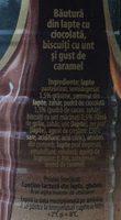 Zuzu Dolce Bautura Din Lapte Cu Ciocolata, Biscuiti Cu Unt Cu Gust De Caramel Ingredients
