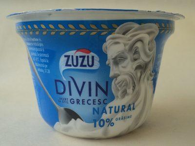 Zuzu Divin Iaurt Natural In Stil Grecesc, 10% Grasime