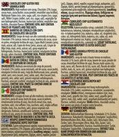 Gluten Free Chocolate Chips Granola Bars Ingredients