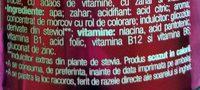 Vitamin Aqua Zinc - Vitamina B6 Ingredients