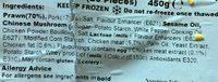 Sui Mai Dumpling (prawn) - 20 Pieces Ingredients