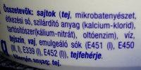 Natr Kenhet Zsros Mlesztett Sajtkrm Ingredients