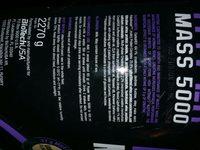 Biotechusa Hyper Mass 5000 2,27KG Vanilla Ingredients