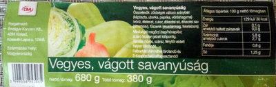 Vegyes, Vgott Savanysg