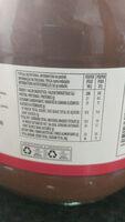 Chocnut Spread Nutrition Label
