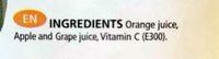 Ceres Jus D'orange Ingredients