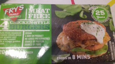 Chicken Styles Burguers Fry's Family