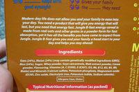 B-fast Energy Cereal Ingredients