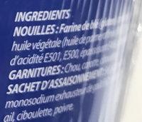 Nouilles Instantanes Saveur Crevettes Ingredients