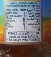 Confiture D'abricots Aicha Ingredients