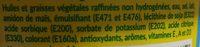 Margarine De Table Ingredients