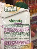 Valencia Ingredients