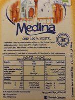 Medina Nutrition Label