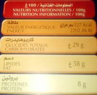 Maestro Degustation- Milk Chocolate With Coffee Shards Nutrition Label